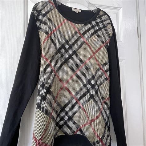 vintage burberry jumper|burberry jumper women's.